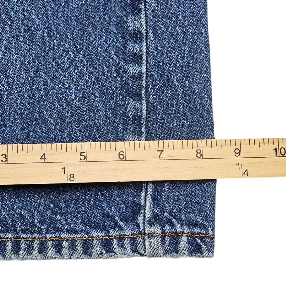 Levis‎ 505 Regular Fit Mens Jeans 34x30 Medium Wash Blue Straight Leg Denim